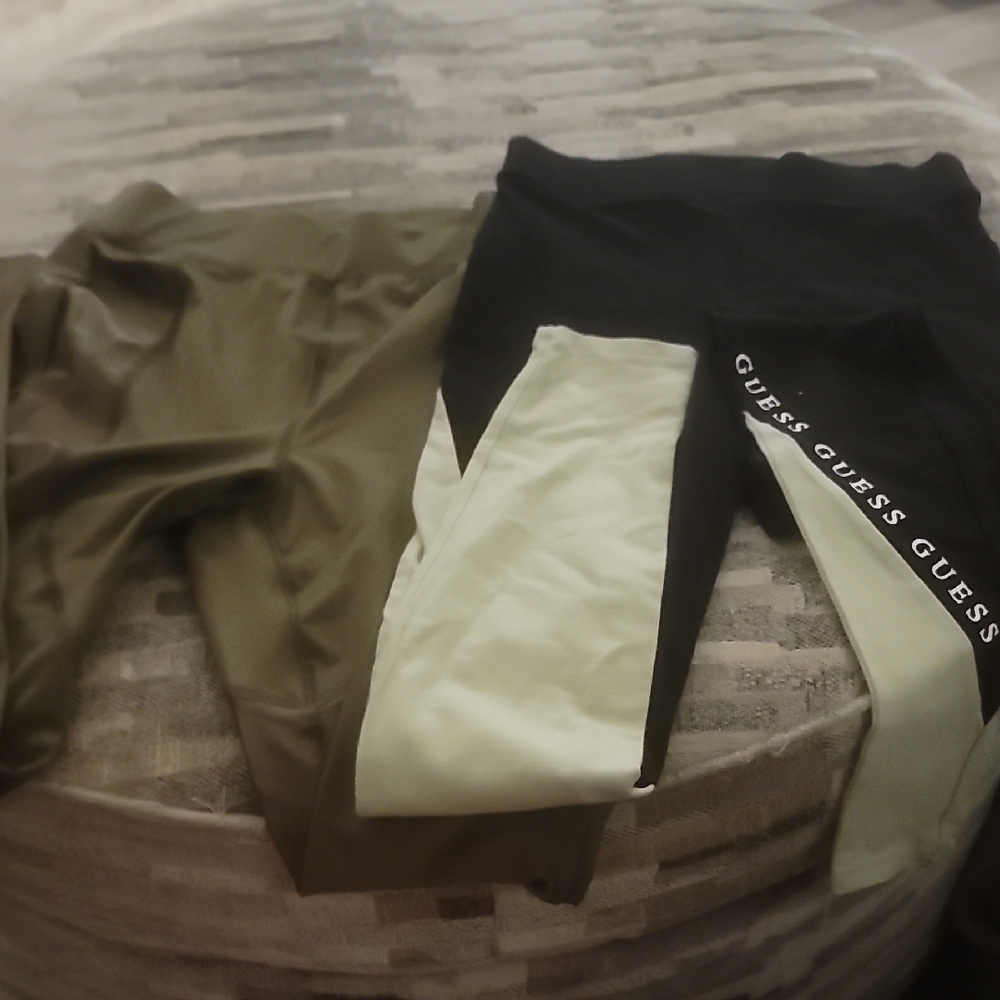 2 PAIR OG GUESS LEGGINGS